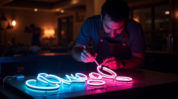 Créez votre néon personnalisé pour un impact lumineux unique