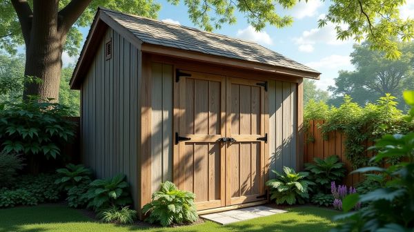 La cabane de jardin composite : un choix audacieux pour un extérieur durable