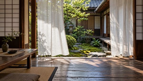 Les avantages des panneaux japonais en voile transparent