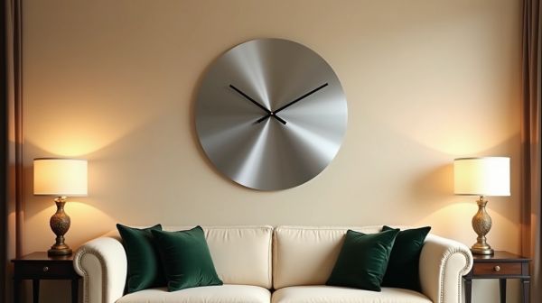 Optez pour une horloge moderne qui sublime votre salon