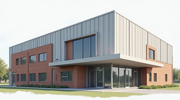 Optimisation esthétique et fonctionnelle du bardage pour bâtiment industriel