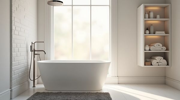 Salle de bain : habiller le bain avec une robinetterie de caractère