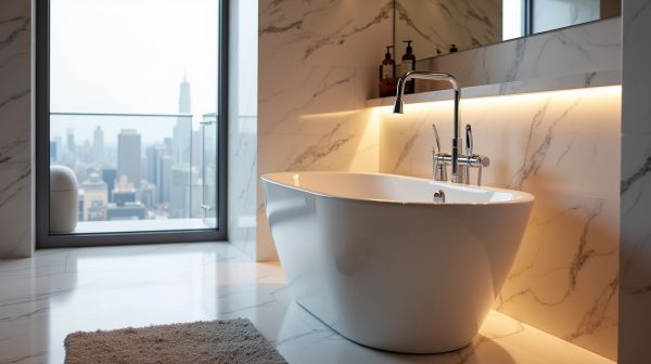 Salle de bain : habiller le bain avec une robinetterie de caractère